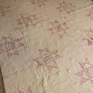 Vintage Star Hand Made Quilt